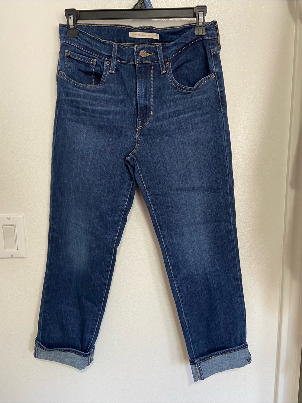 Levi's Slim Straight Cropped Jeans